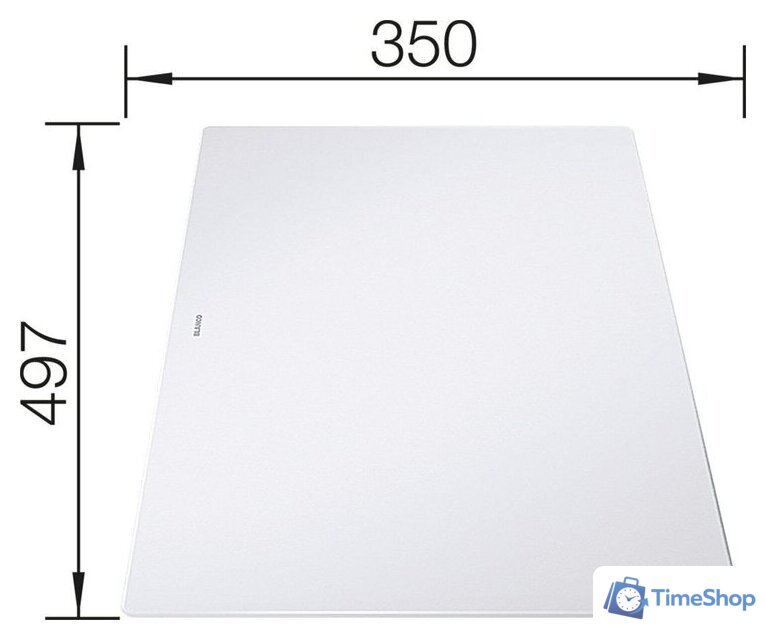 Кухонная мойка Blanco Axia III 45 S 527035 (мягкий белый, стеклянная доска) - Изображение №2 — Интернет-магазин Time-Shop