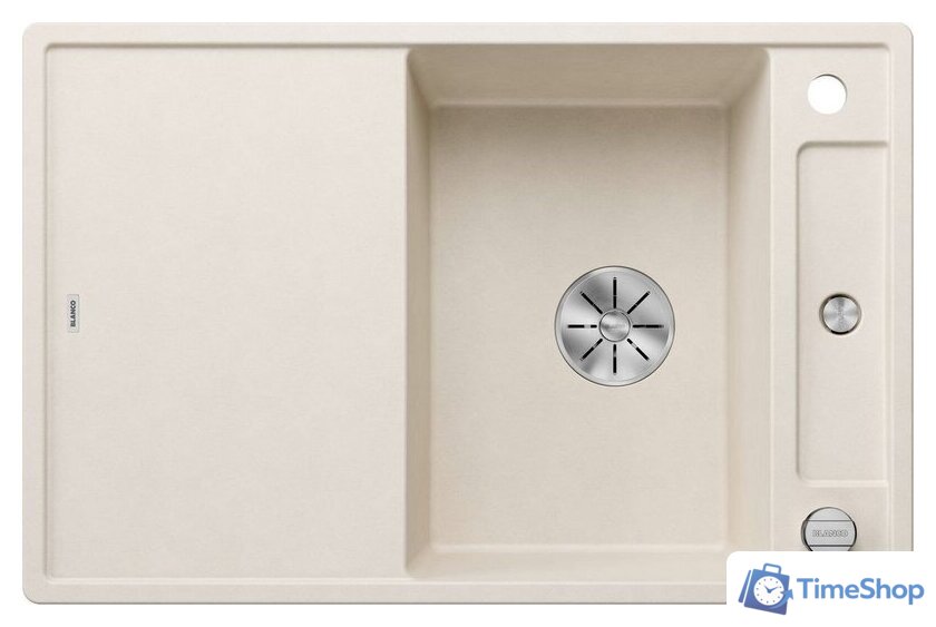 Кухонная мойка Blanco Axia III 45 S 527035 (мягкий белый, стеклянная доска) - Изображение №1 — Интернет-магазин Time-Shop