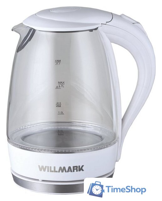 Электрический чайник Willmark WEK-1708G (белый) - Изображение №1 — Интернет-магазин Time-Shop