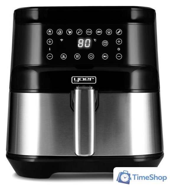 Аэрогриль (аэрофритюрница) Yoer Crispo AF01BK - Изображение №1 — Интернет-магазин Time-Shop