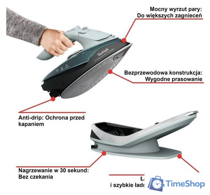 Утюг Tefal Freemove Power FV6670E0 - Изображение №3 — Интернет-магазин Time-Shop