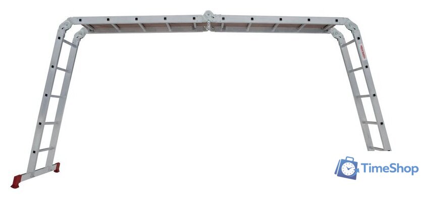 Лестница-трансформер Новая высота NV 233 трансформер с помостом 4x5 ступеней - Изображение №3 — Интернет-магазин Time-Shop