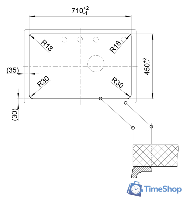 Кухонная мойка Blanco Zenar XL 6 S Compact 523784 (правая, кофе) - Изображение №2 — Интернет-магазин Time-Shop