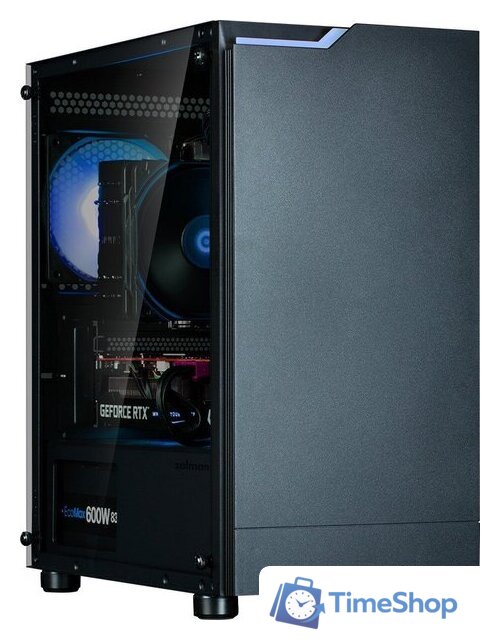 Корпус Zalman T4 Plus (черный) - Изображение №1 — Интернет-магазин Time-Shop