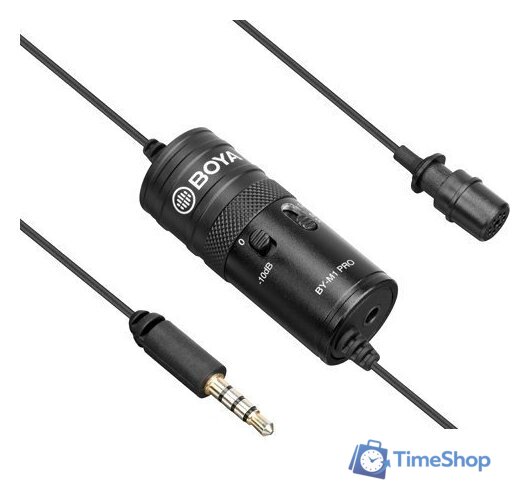 Проводной микрофон BOYA BY-M1 Pro - Изображение №2 — Интернет-магазин Time-Shop