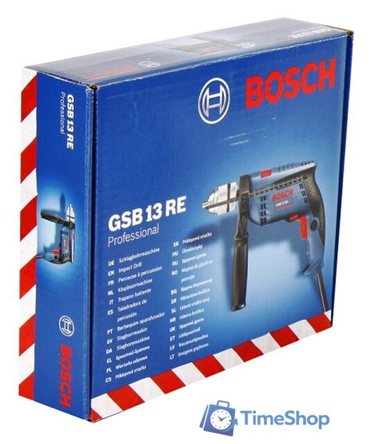 Ударная дрель Bosch GSB 13 RE Professional (0601217100) - Изображение №4 — Интернет-магазин Time-Shop