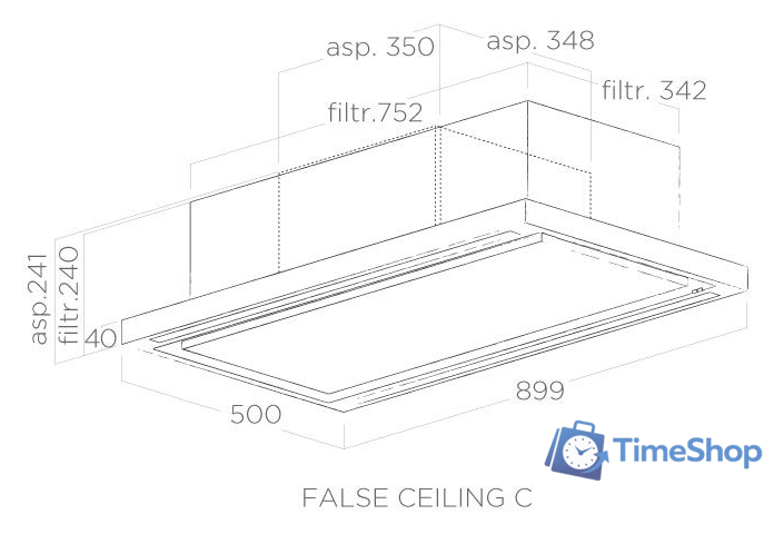 Кухонная вытяжка Elica Cloud Seven IX/A/90 - Изображение №7 — Интернет-магазин Time-Shop