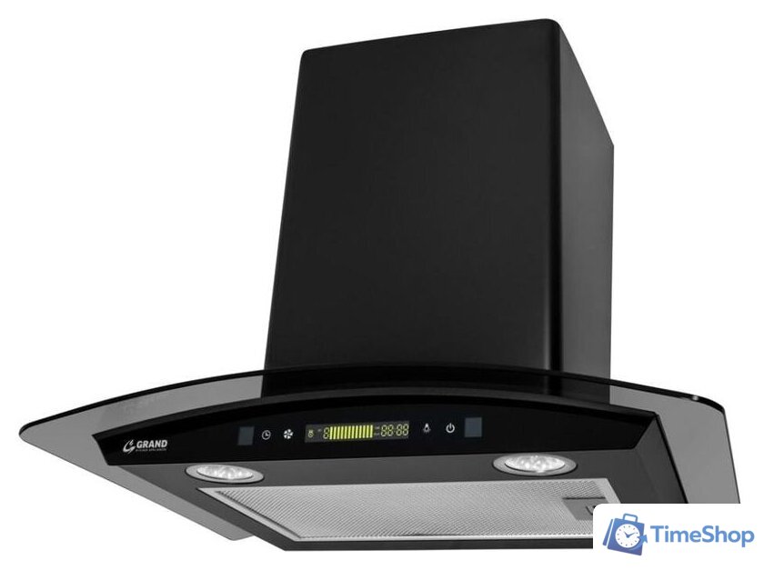 Кухонная вытяжка Grand Blagnac 60 (черный) - Изображение №2 — Интернет-магазин Time-Shop