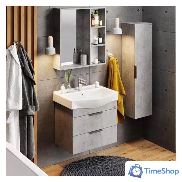  Onika Шкаф с зеркалом Девис 65.00У 206542 - Изображение №5 — Интернет-магазин Time-Shop