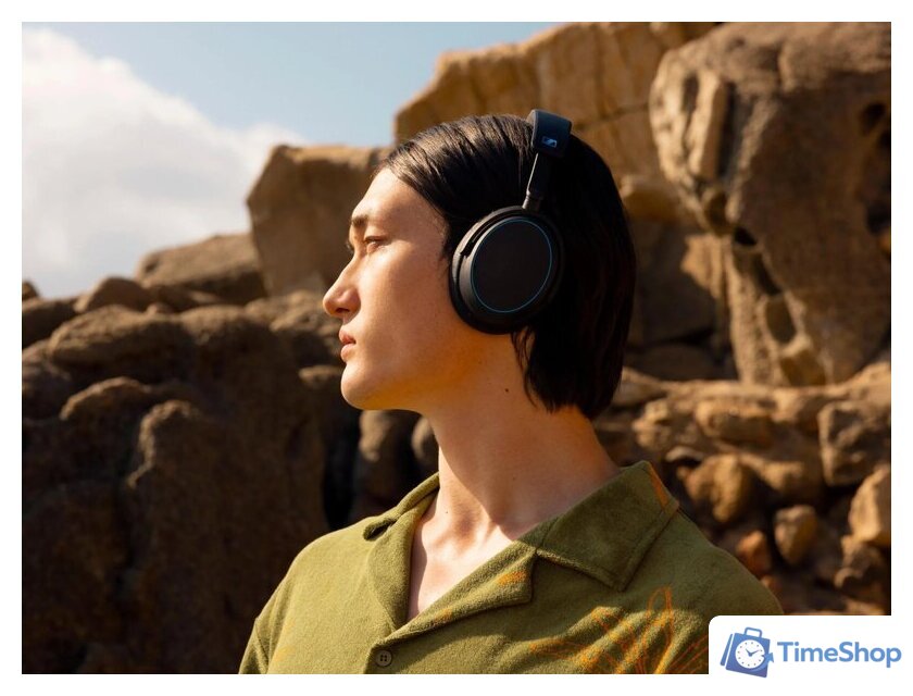Наушники Sennheiser Accentum Wireless (черный/синий) - Изображение №5 — Интернет-магазин Time-Shop