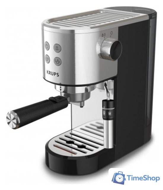 Рожковая кофеварка Krups Virtuoso XP444C10 - Изображение №3 — Интернет-магазин Time-Shop