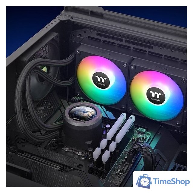 Система жидкостного охлаждения для процессора Thermaltake TH280 V2 Ultra EX ARGB CL-W416-PL14SW-A - Изображение №6 — Интернет-магазин Time-Shop