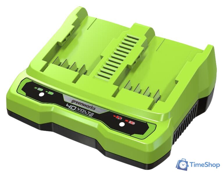 Зарядное устройство Greenworks G40UC8 (2x40В) - Изображение №1 — Интернет-магазин Time-Shop