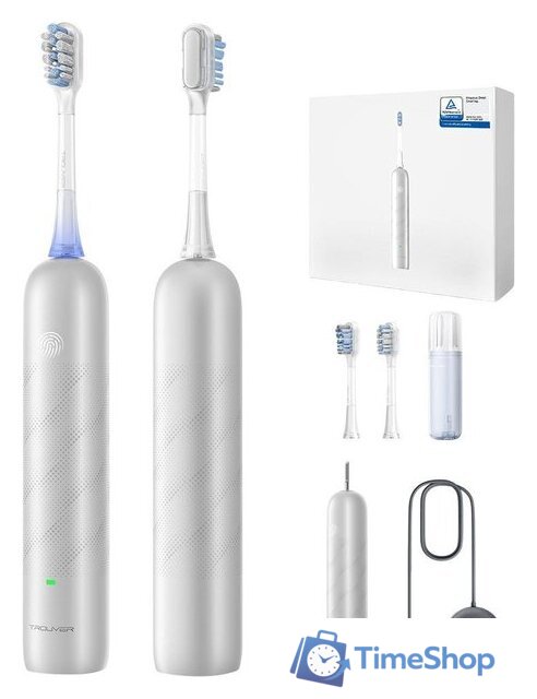 Электрическая зубная щетка Trouver 3D Clean Electric Toothbrush ATB15A (серебристый) - Изображение №1 — Интернет-магазин Time-Shop