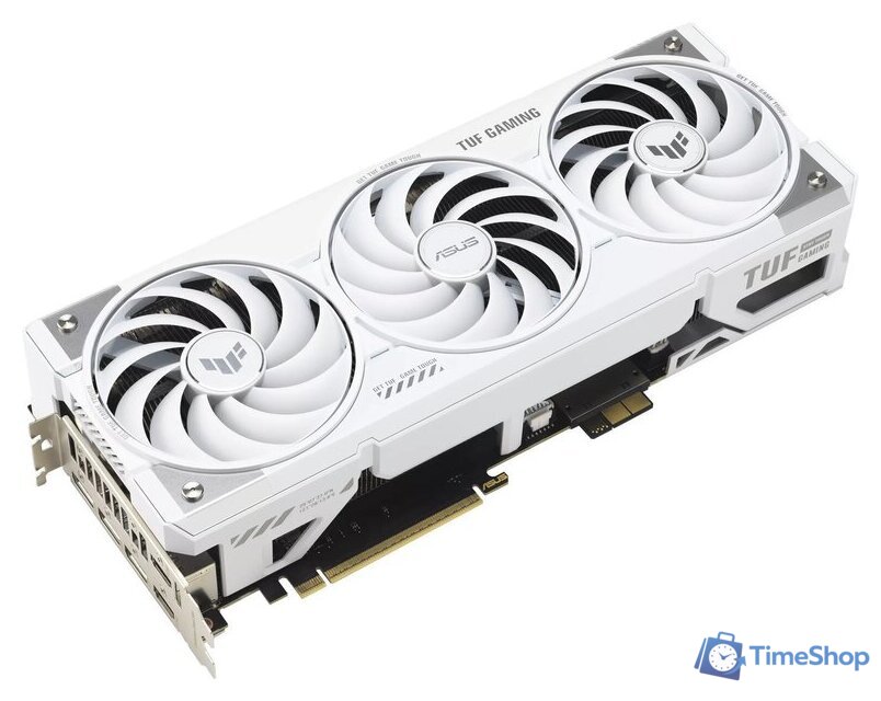 Видеокарта ASUS TUF Gaming GeForce RTX 5070 Ti 16GB GDDR7 BTF White OC Edition TUF-RTX5070TI-O16G-BTF-WHITE - Изображение №5 — Интернет-магазин Time-Shop