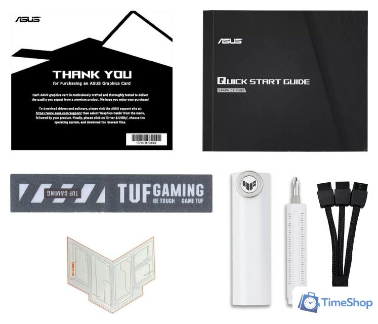 Видеокарта ASUS TUF Gaming GeForce RTX 5070 Ti 16GB GDDR7 BTF White OC Edition TUF-RTX5070TI-O16G-BTF-WHITE - Изображение №9 — Интернет-магазин Time-Shop