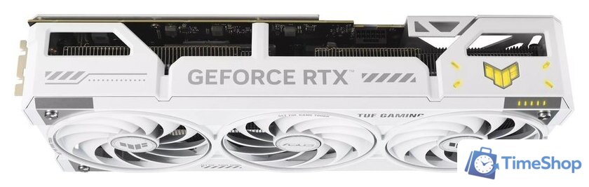 Видеокарта ASUS TUF Gaming GeForce RTX 5070 Ti 16GB GDDR7 BTF White OC Edition TUF-RTX5070TI-O16G-BTF-WHITE - Изображение №6 — Интернет-магазин Time-Shop