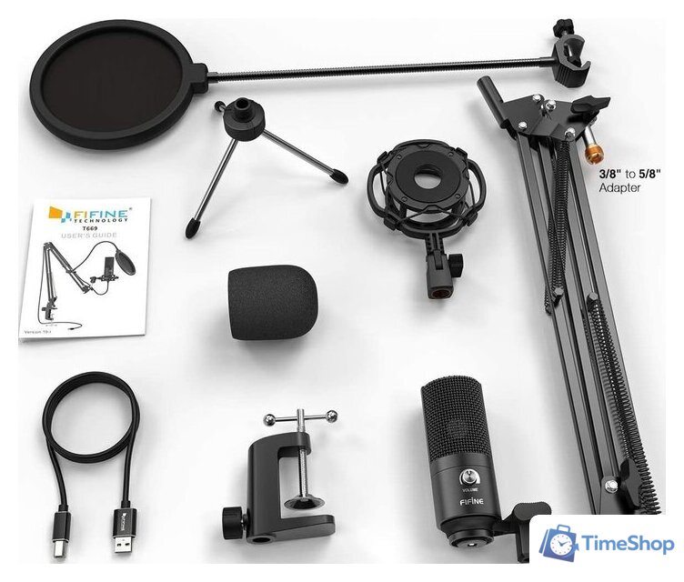 Проводной микрофон FIFINE T669 - Изображение №5 — Интернет-магазин Time-Shop