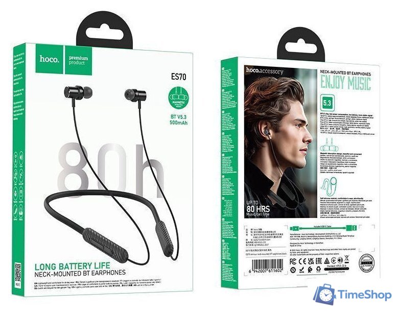 Наушники Hoco ES70 (черный) - Изображение №3 — Интернет-магазин Time-Shop