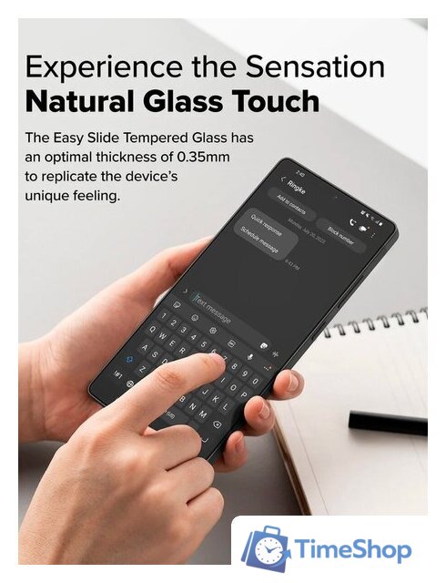 Защитное стекло Ringke Easy Slide 2шт для Galaxy S25 Ultra - Изображение №7 — Интернет-магазин Time-Shop