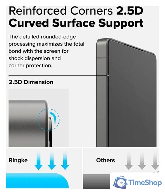 Защитное стекло Ringke Easy Slide 2шт для Galaxy S25 Ultra - Изображение №8 — Интернет-магазин Time-Shop