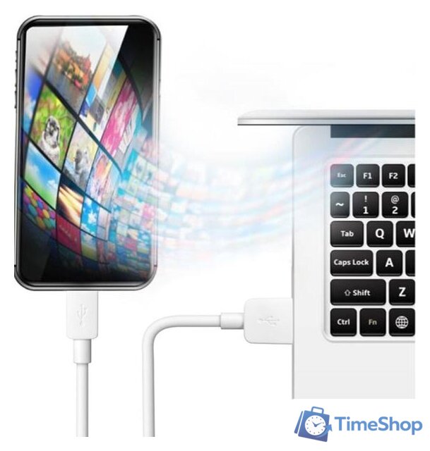 Кабель Defender USB08-01C (белый) - Изображение №5 — Интернет-магазин Time-Shop