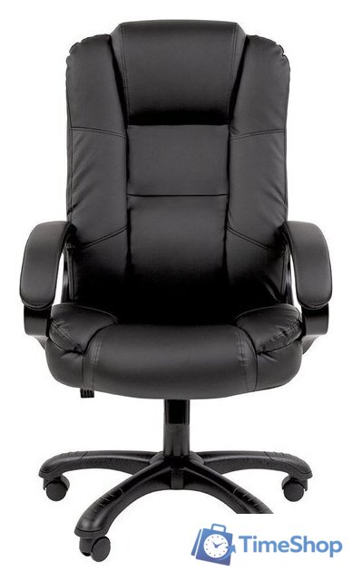 Офисное кресло CHAIRMAN 600 (экопремиум, черный) - Изображение №2 — Интернет-магазин Time-Shop
