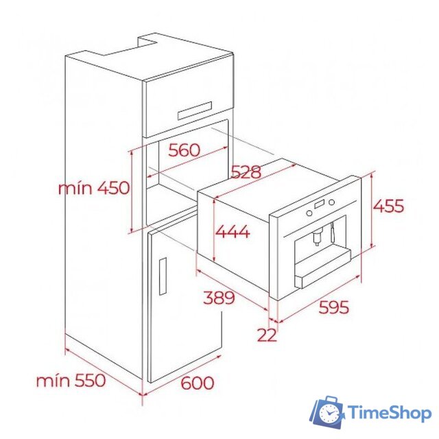 Кофемашина TEKA CLC 85-G1 GM (матовый черный) - Изображение №3 — Интернет-магазин Time-Shop