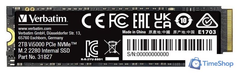 SSD Verbatim Vi5000 2TB 31827 - Изображение №1 — Интернет-магазин Time-Shop