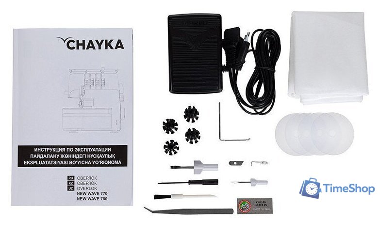 Оверлок Chayka New Wave 770 - Изображение №13 — Интернет-магазин Time-Shop