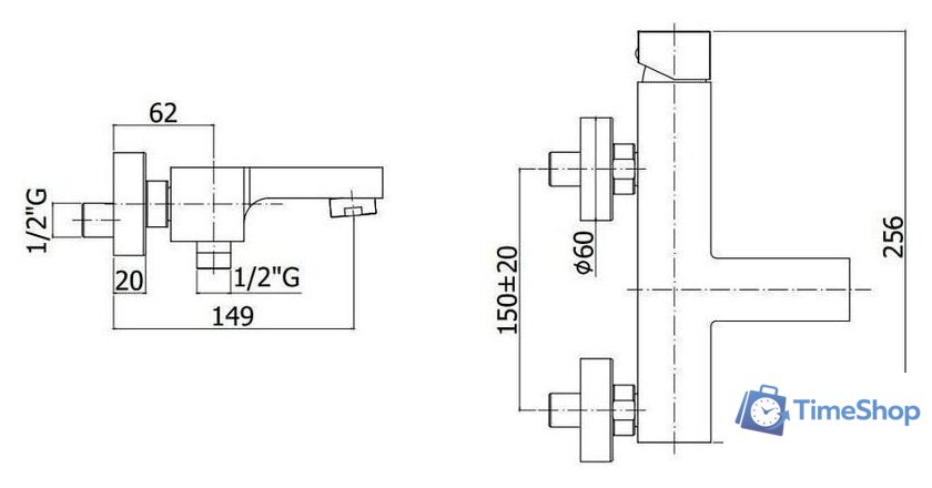 Смеситель Paffoni Elle EL022NO - Изображение №2 — Интернет-магазин Time-Shop
