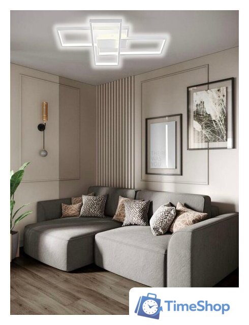 Припотолочная люстра Aitin Pro L71083/3 (белый) - Изображение №2 — Интернет-магазин Time-Shop