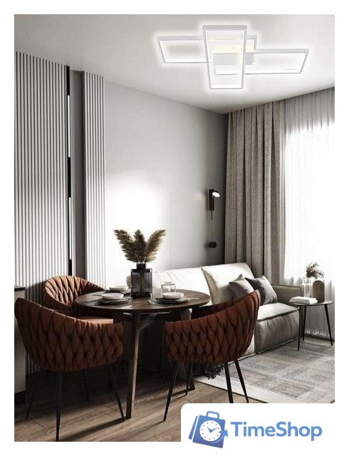 Припотолочная люстра Aitin Pro L71083/3 (белый) - Изображение №3 — Интернет-магазин Time-Shop