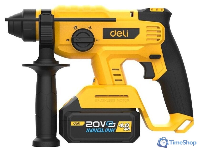 Перфоратор Deli EDC300 (с 2-мя АКБ) - Изображение №2 — Интернет-магазин Time-Shop