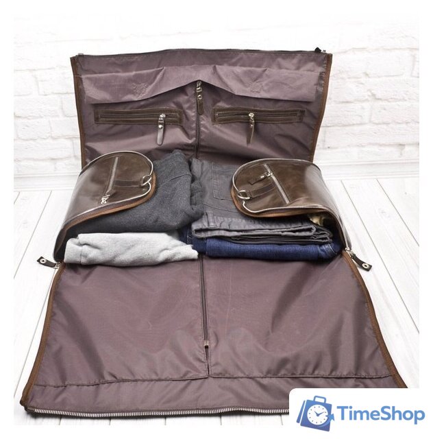 Портплед Carlo Gattini Premium Torino 4037-52 (темно-коричневый) - Изображение №10 — Интернет-магазин Time-Shop