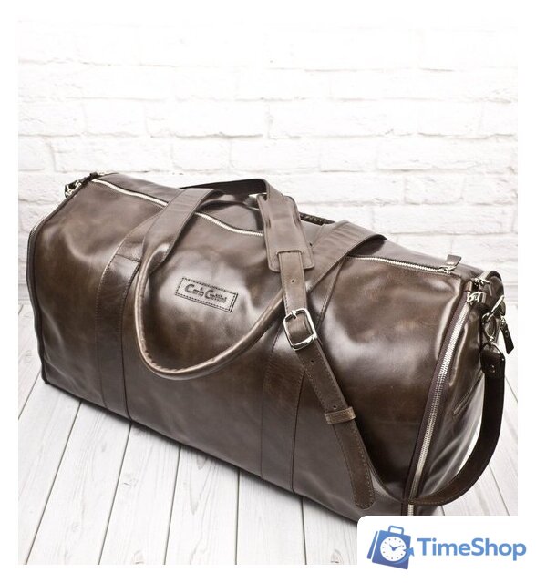 Портплед Carlo Gattini Premium Torino 4037-52 (темно-коричневый) - Изображение №6 — Интернет-магазин Time-Shop