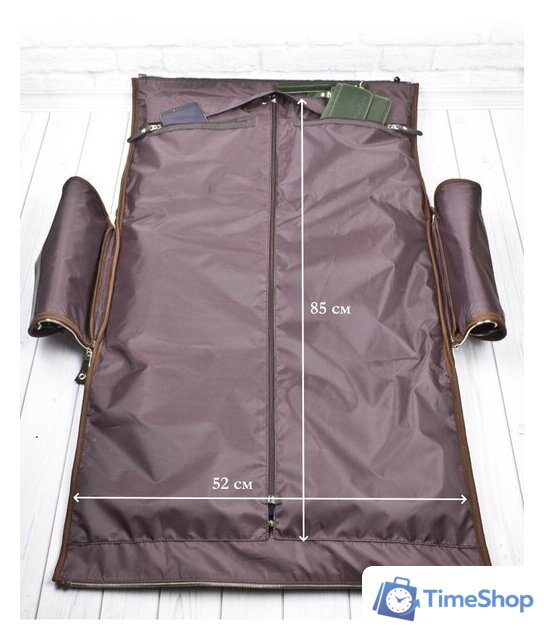 Портплед Carlo Gattini Premium Torino 4037-52 (темно-коричневый) - Изображение №12 — Интернет-магазин Time-Shop