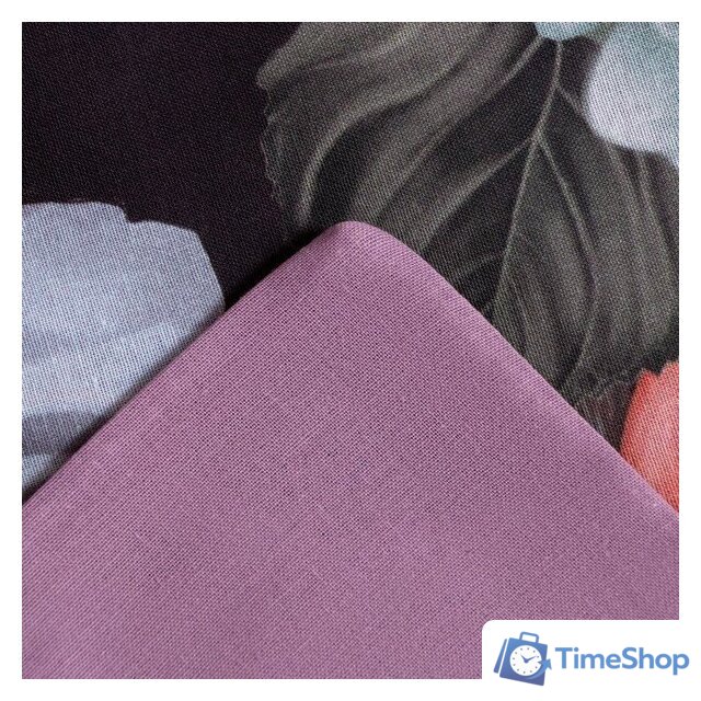 Семейный комплект постельного белья Этель Flowers 7914039 - Изображение №4 — Интернет-магазин Time-Shop