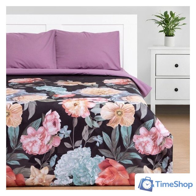 Семейный комплект постельного белья Этель Flowers 7914039 - Изображение №1 — Интернет-магазин Time-Shop