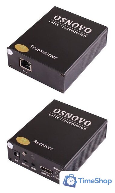 Удлинитель по витой паре Osnovo TLN-Hi/1+RLN-Hi/1 - Изображение №1 — Интернет-магазин Time-Shop