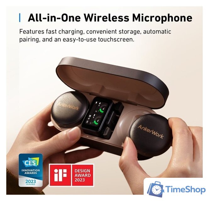 Радиосистема AnkerWork M650 Wireless (черный) - Изображение №2 — Интернет-магазин Time-Shop