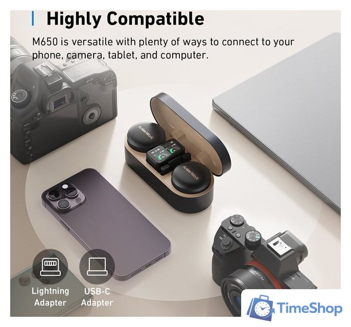 Радиосистема AnkerWork M650 Wireless (черный) - Изображение №6 — Интернет-магазин Time-Shop