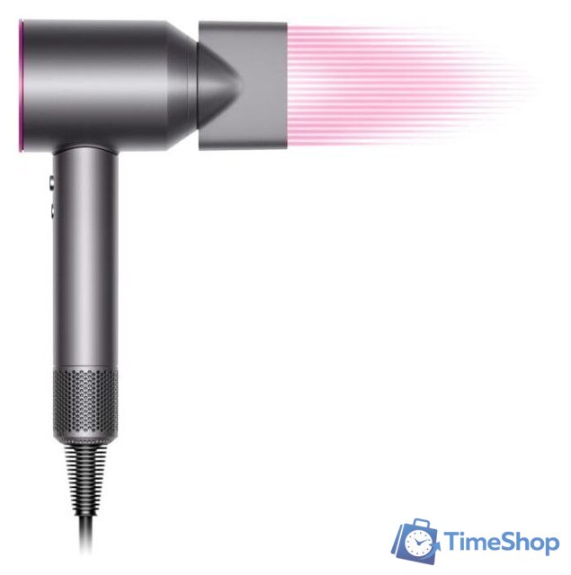 Фен Dyson HD07 Supersonic (с переходником на евровилку, фуксия) - Изображение №5 — Интернет-магазин Time-Shop