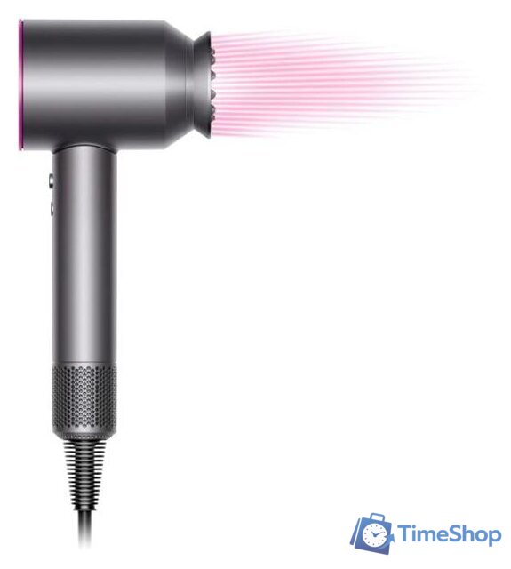 Фен Dyson HD07 Supersonic (с переходником на евровилку, фуксия) - Изображение №6 — Интернет-магазин Time-Shop