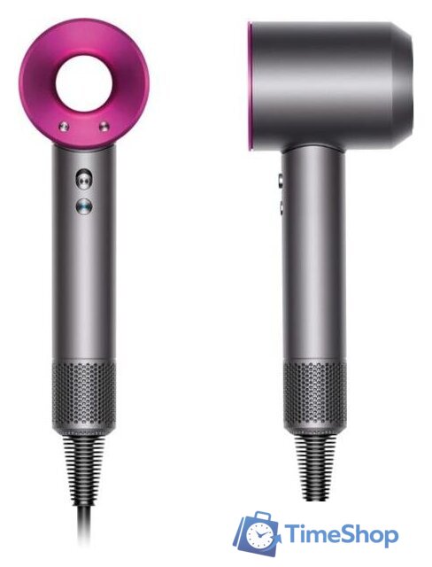 Фен Dyson HD07 Supersonic (с переходником на евровилку, фуксия) - Изображение №1 — Интернет-магазин Time-Shop