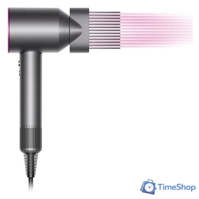 Фен Dyson HD07 Supersonic (с переходником на евровилку, фуксия) - Изображение №7 — Интернет-магазин Time-Shop