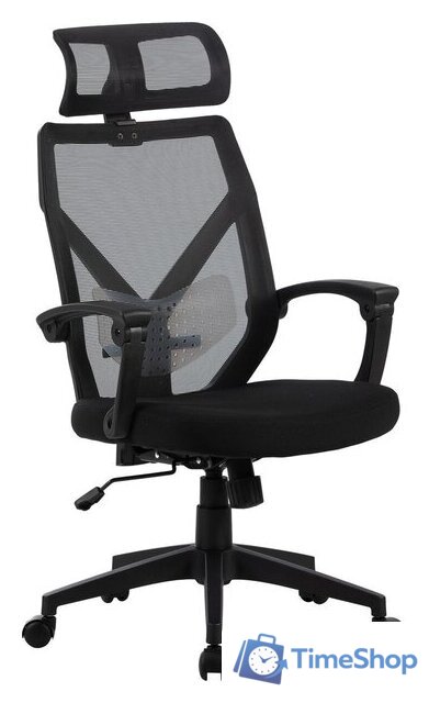 Офисное кресло CACTUS CS-MC414-BK (черный) - Изображение №1 — Интернет-магазин Time-Shop