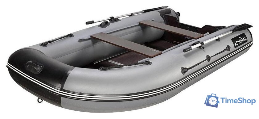 Моторно-гребная лодка Адмирал АМ-320 S (серо-черный) - Изображение №1 — Интернет-магазин Time-Shop