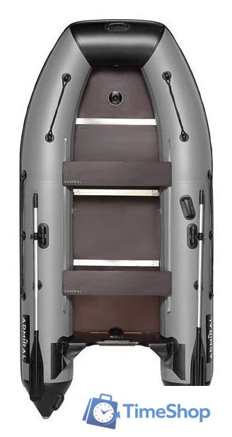 Моторно-гребная лодка Адмирал АМ-320 S (серо-черный) - Изображение №2 — Интернет-магазин Time-Shop