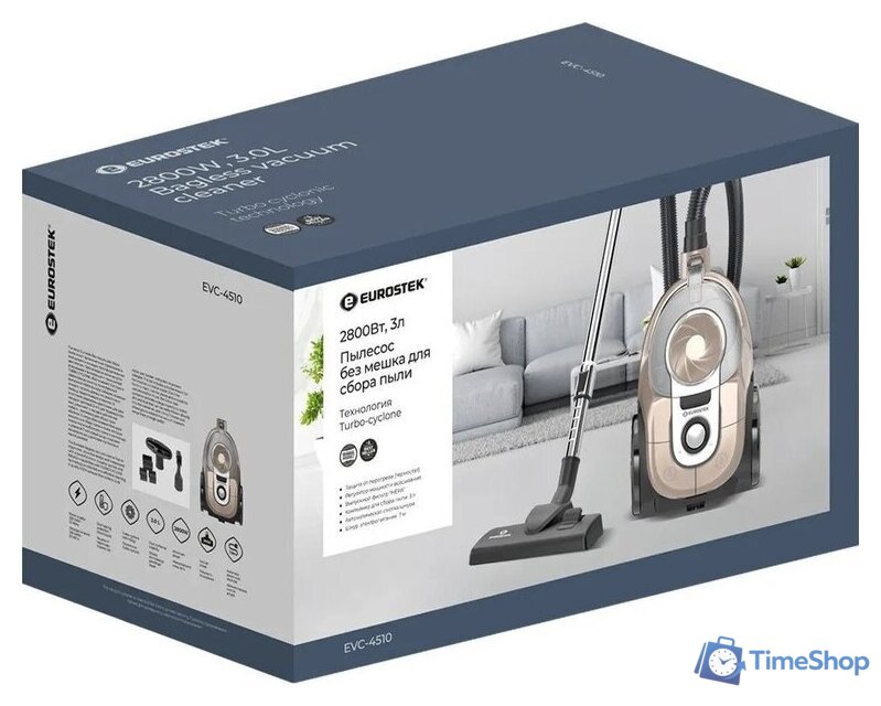 Пылесос Eurostek EVC-4510 - Изображение №8 — Интернет-магазин Time-Shop